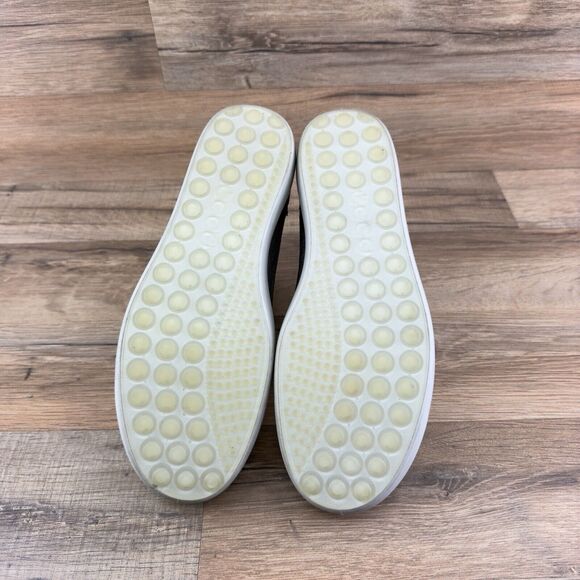 ECCO Soft 7 Low Bootie Women 37 Brown Metallic Crackle Zip Sneaker Comfo… - Picture 6 of 8